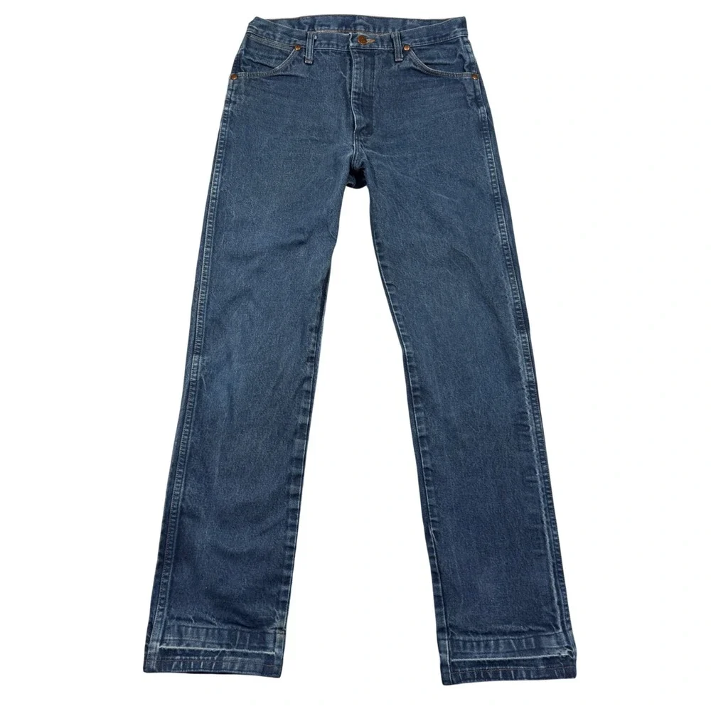 Vintage Wrangler Cowboy Cut 13MWZ Blue Denim Jeans‎ 32x34 Western Fit like 30x33